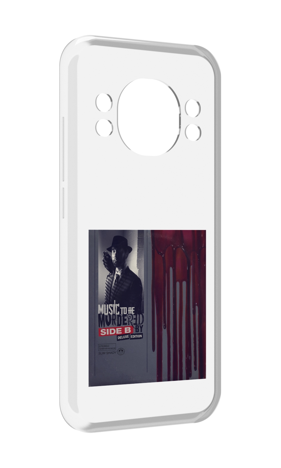 

Чехол MyPads Eminem MUSIC TO BE MURDERED BY для Doogee S98 / S98 Pro, Прозрачный, Tocco
