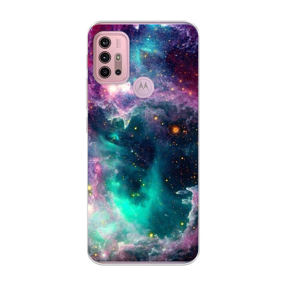

Чехол на Lenovo K13 Note "Звездные облака", Розовый;бежевый, 242350-2