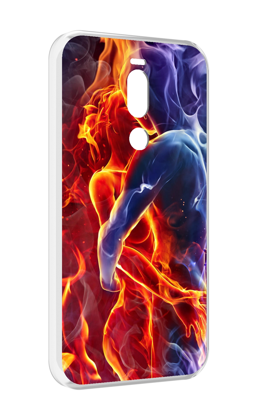 

Чехол Mypads Огонь-Вода Для Meizu X8, Прозрачный, Tocco