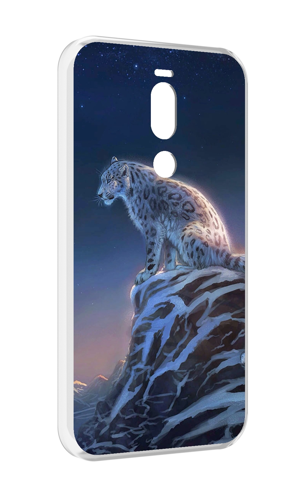 

Чехол Mypads Одинокий-Барс Для Meizu X8, Прозрачный, Tocco