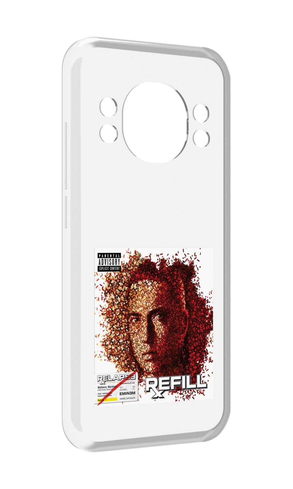 

Чехол MyPads Eminem RELAPSE, REFILL для Doogee S98 / S98 Pro, Прозрачный, Tocco