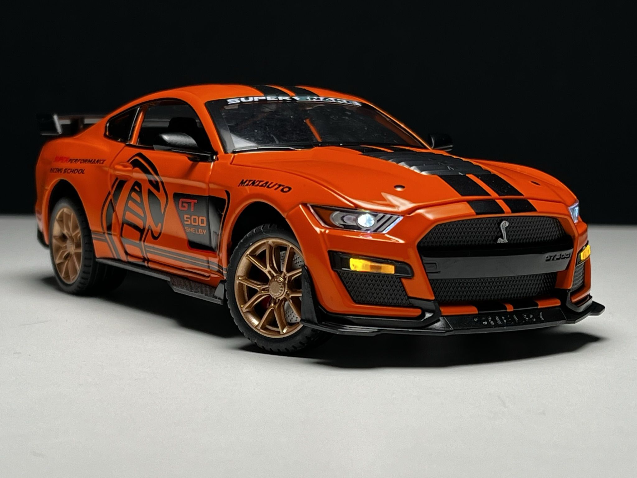 

Машинка металлическая Элемент Ford Mustang Shelby 1:24, Оранжевый, Ford Mustang Shelby orange