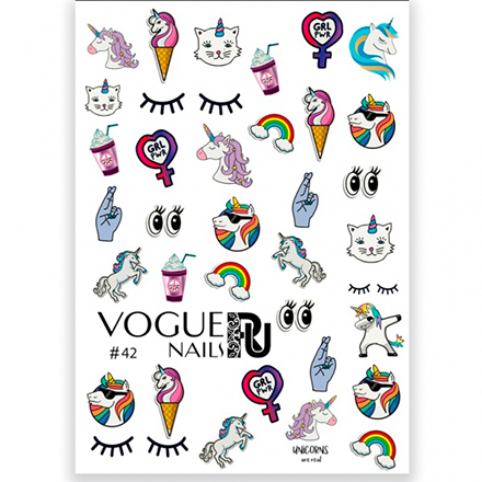 

Набор Vogue Nails 3D-слайдер №42, 2 шт.