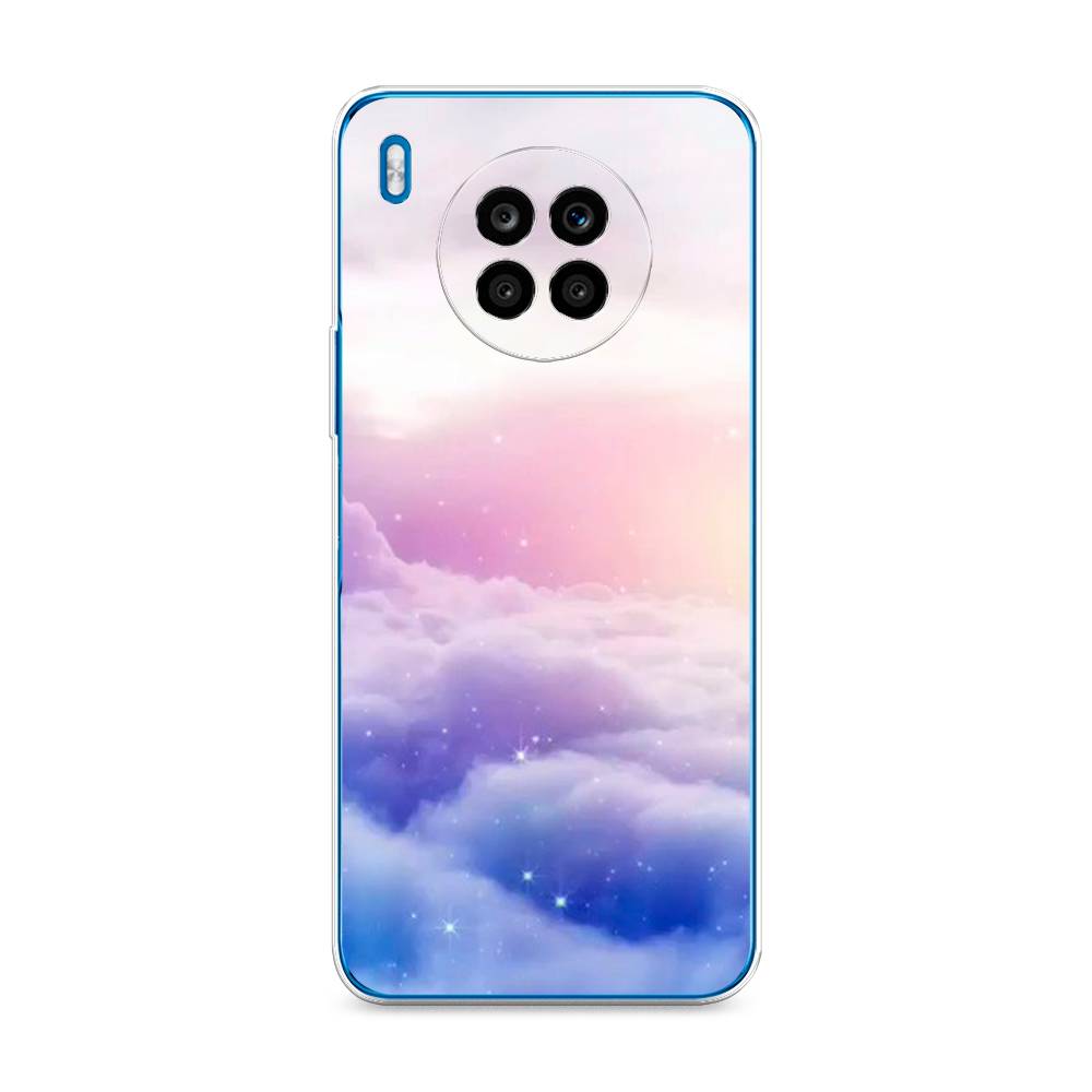 

Чехол на Huawei Nova 8i "Небеса", Голубой;белый;розовый, 6106450-2