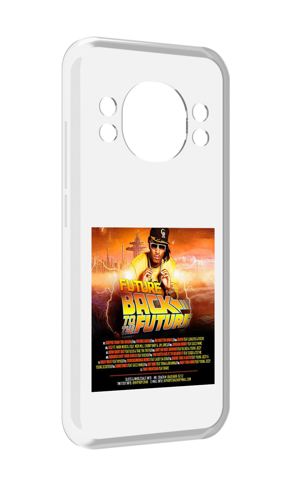 

Чехол MyPads Future - Back To The Future для Doogee S98 / S98 Pro, Прозрачный, Tocco