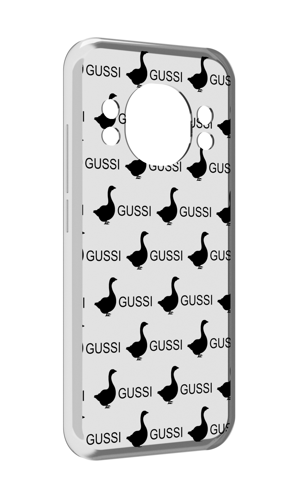 

Чехол задняя-панель-накладка-бампер MyPads GUSSI для Doogee S98 / S98 Pro противоударный, Прозрачный, Tocco