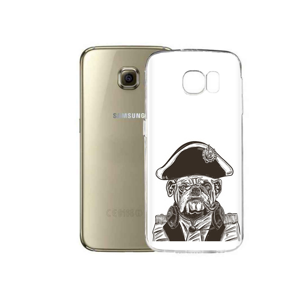 

Чехол MyPads Tocco для Samsung Galaxy C5 Pro мопс генерал (PT61139.577.483), Прозрачный, Tocco