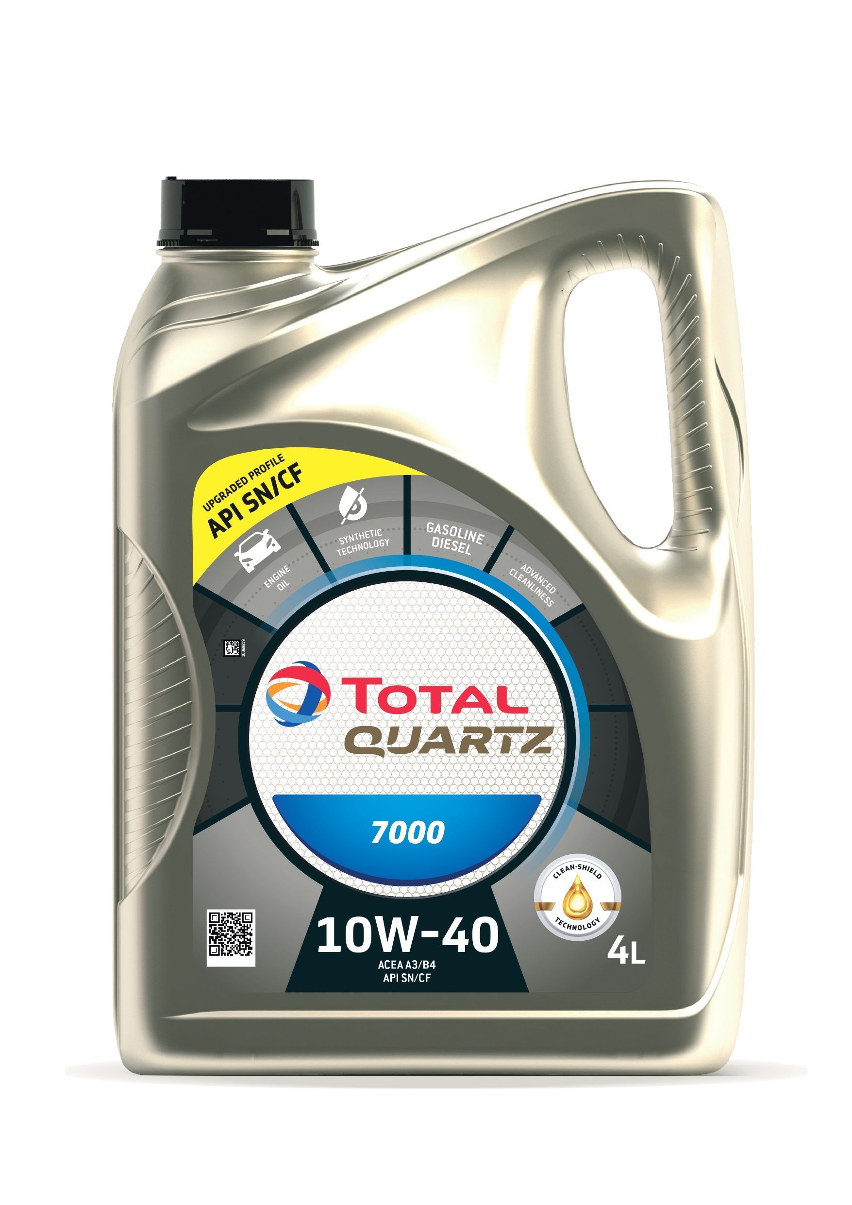 Моторное масло Total Quartz 7000 10W40, 4л