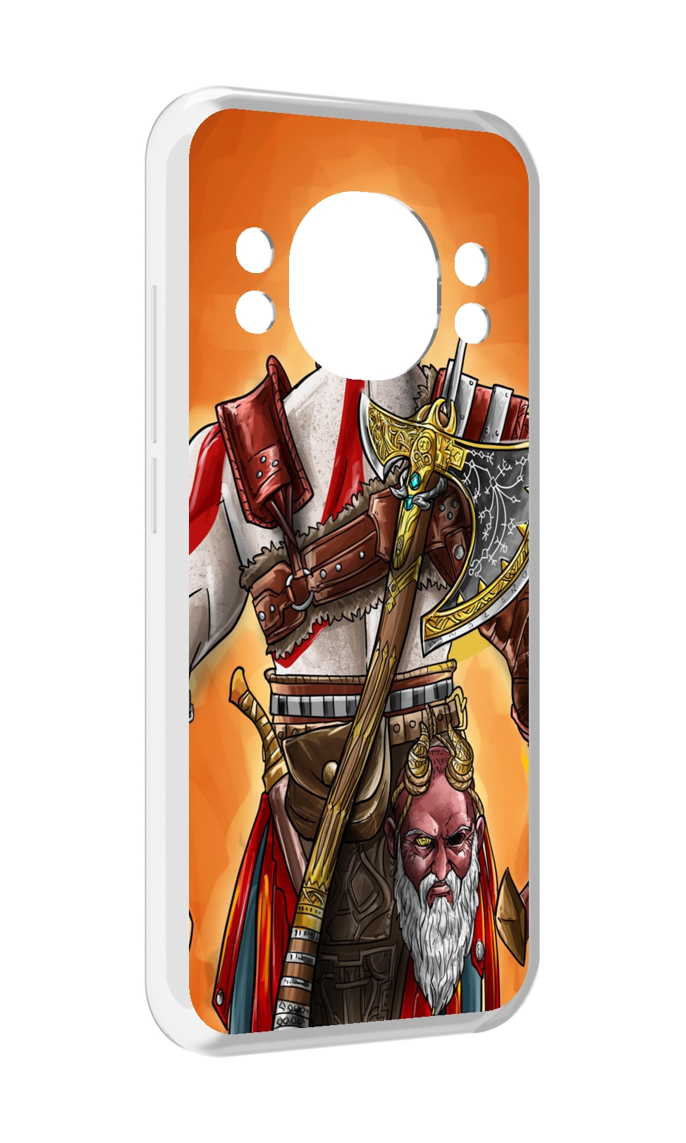 

Чехол MyPads God of War для Doogee S98 / S98 Pro, Прозрачный, Tocco