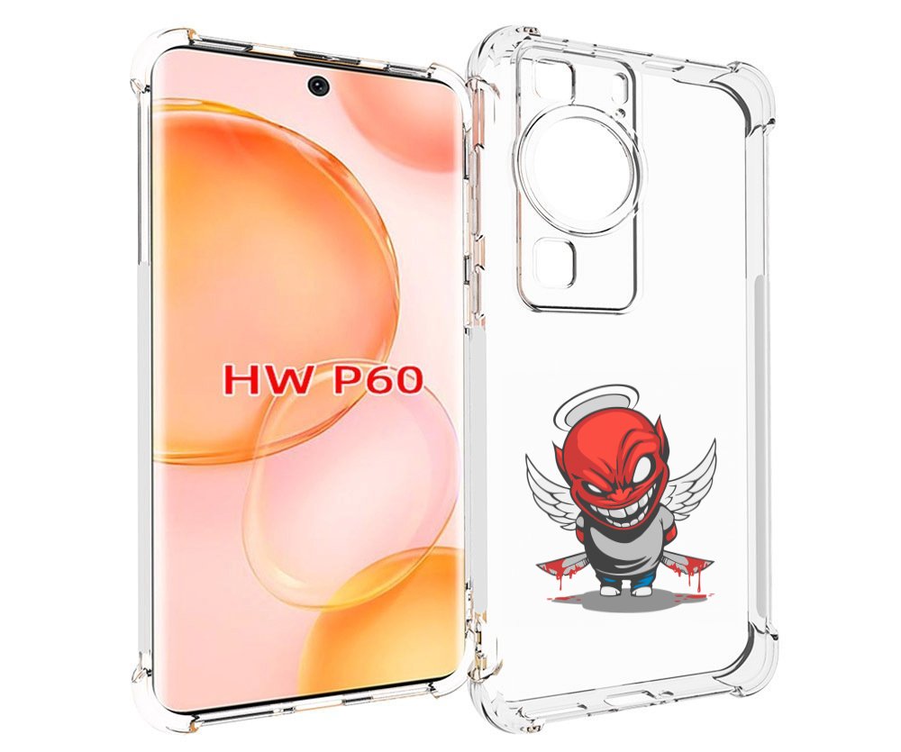 

Чехол MyPads злой-ангел для Huawei P60, Tocco