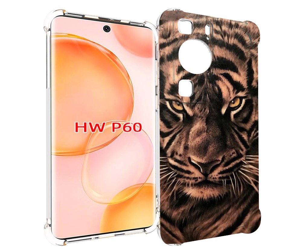 

Чехол MyPads злой-большой-тигр для Huawei P60, Tocco