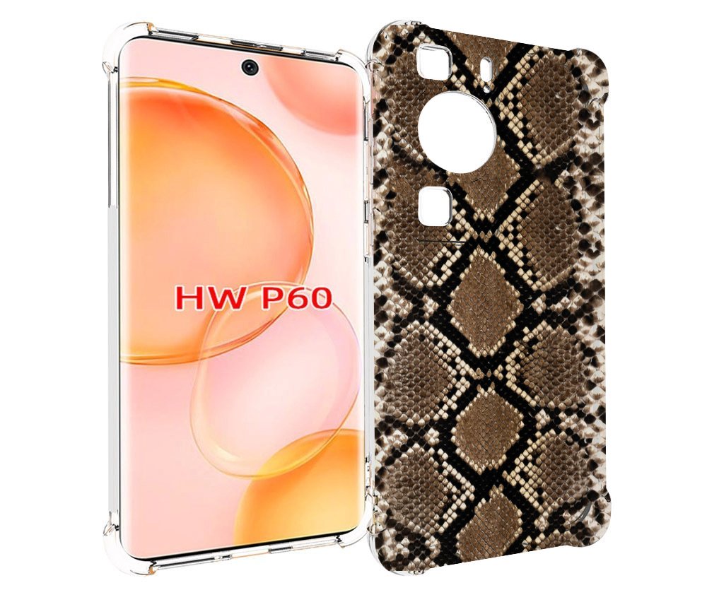 

Чехол MyPads змеиная кожа для Huawei P60, Tocco