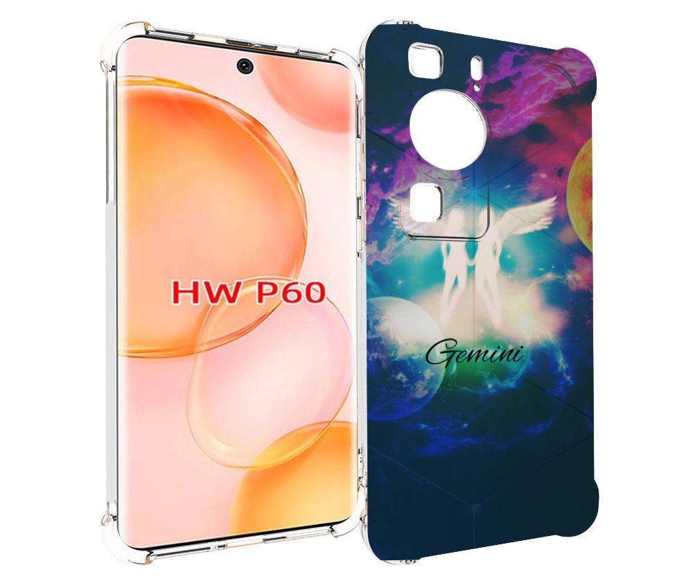 

Чехол MyPads знак зодиака близнецы 3 для Huawei P60, Tocco