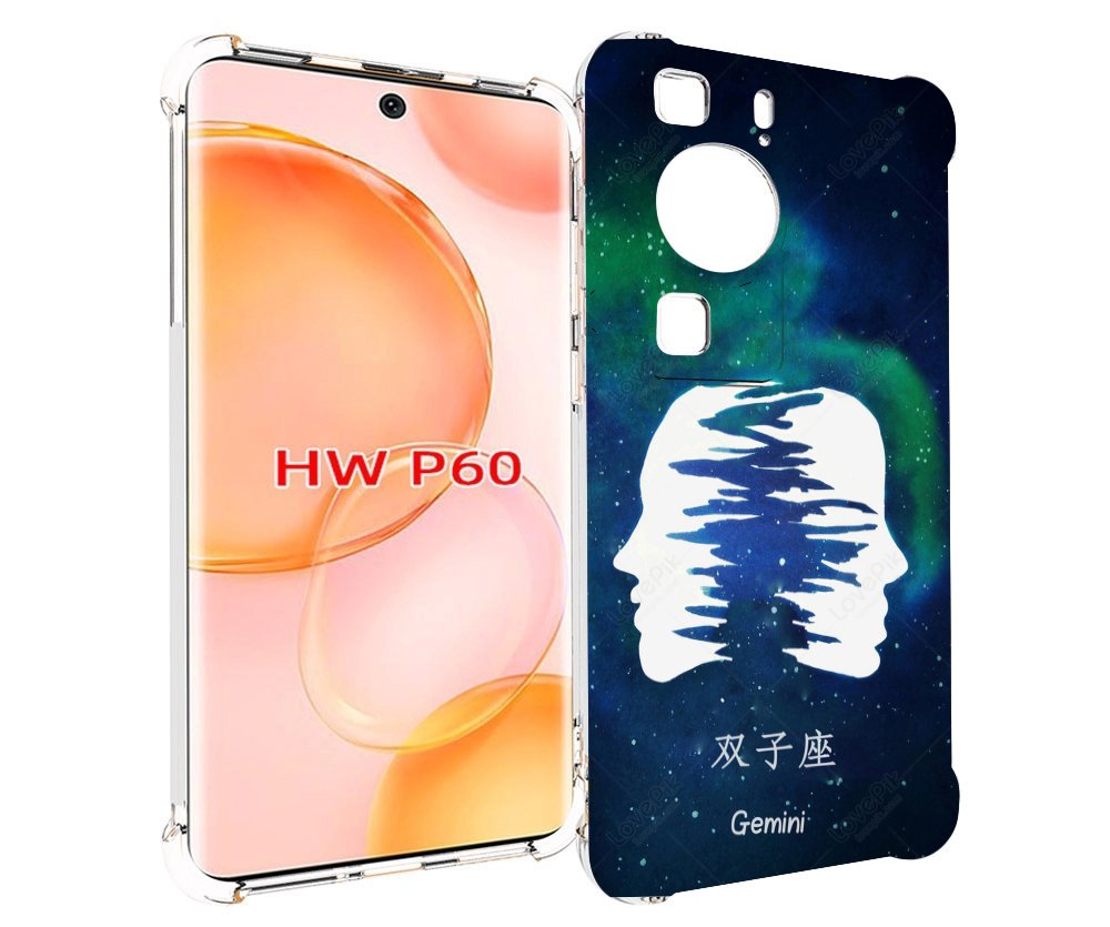 

Чехол MyPads знак зодиака близнецы 6 для Huawei P60, Tocco