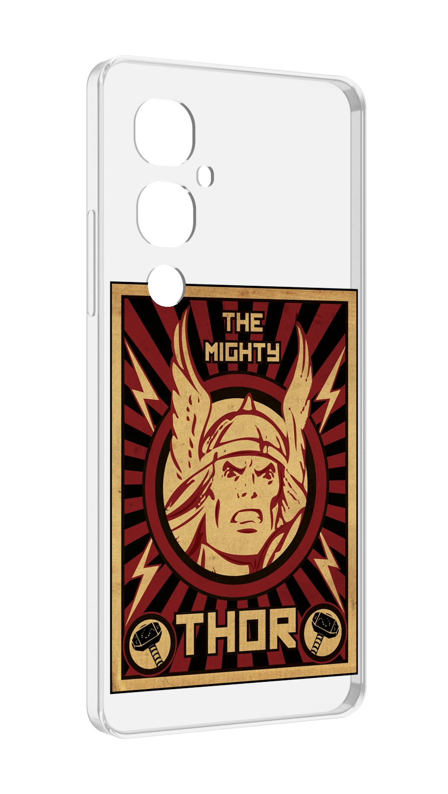 

Чехол MyPads тор лицо для Tecno Pova 4 Pro, Прозрачный, Tocco