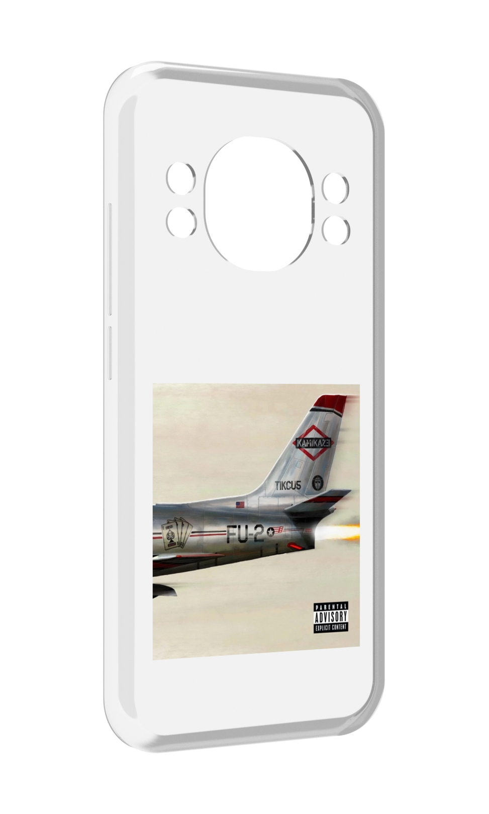 

Чехол MyPads KAMIKAZE Eminem для Doogee S98 / S98 Pro, Прозрачный, Tocco