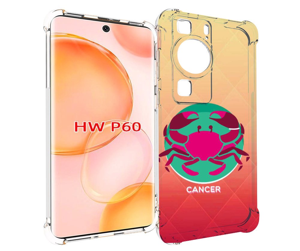 

Чехол MyPads знак зодиака рак 4 для Huawei P60, Tocco