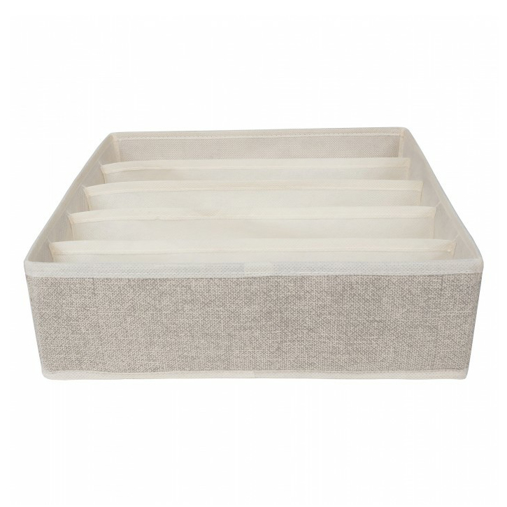 

Органайзер для одежды EG Linen 5 секций 32x32x10 см
