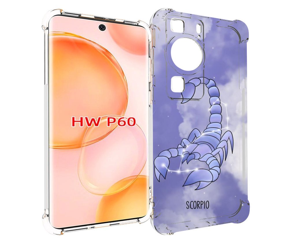 

Чехол MyPads знак зодиака скорпион 2 для Huawei P60, Tocco