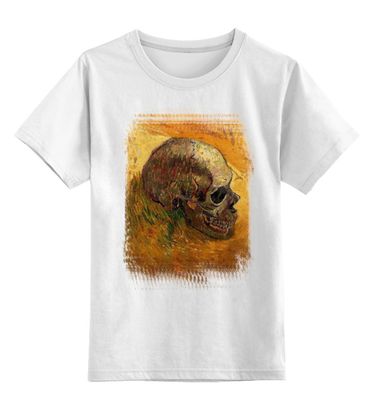 

Футболка детская Printio Skull art цв. белый р. 128, Skull art