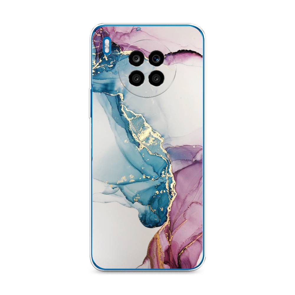 

Чехол на Huawei Nova 8i "Розовые разводы рисунок", 6106450-3