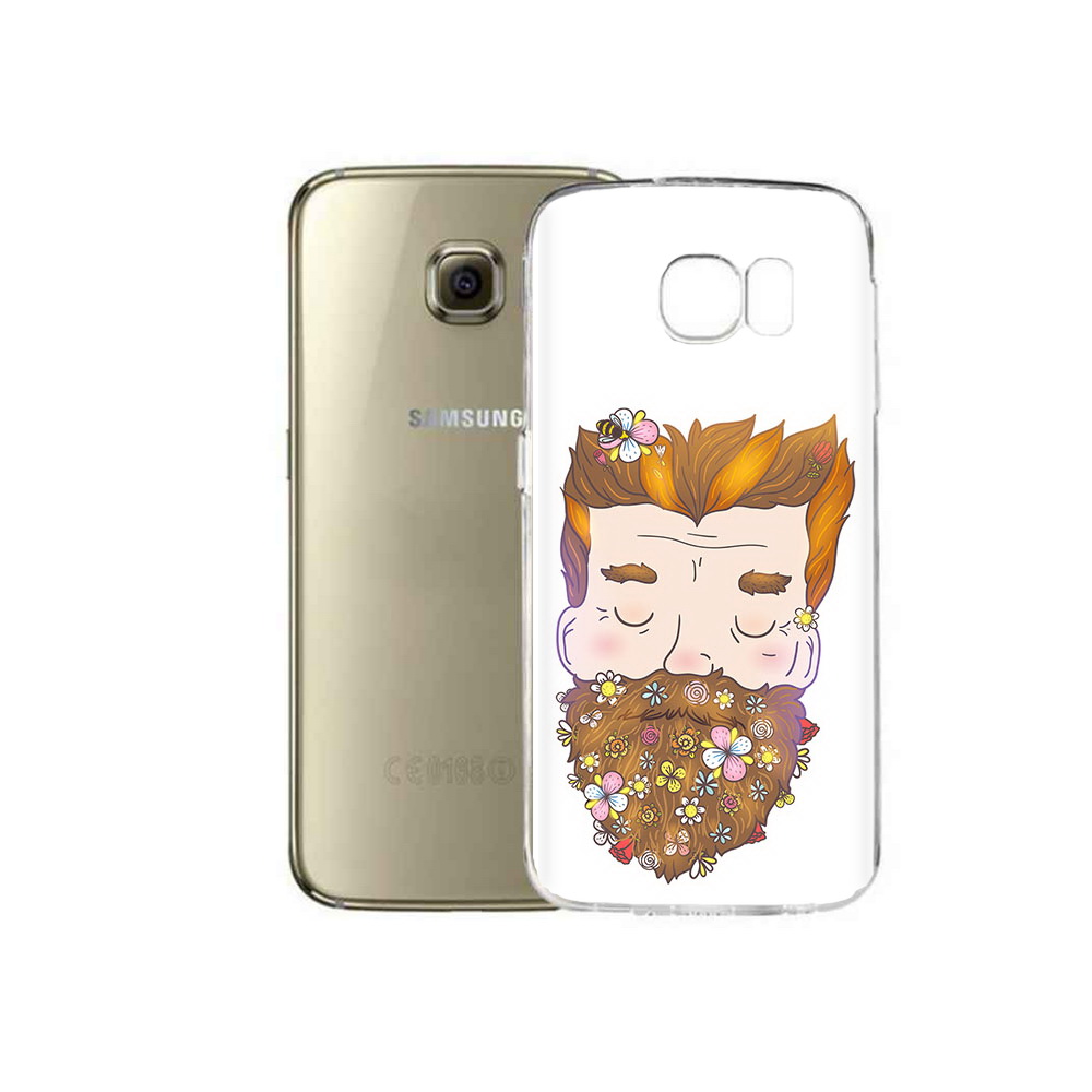 

Чехол MyPads Tocco для Samsung Galaxy C5 Pro мужчина с цветами в бороде (PT61139.577.489), Прозрачный, Tocco