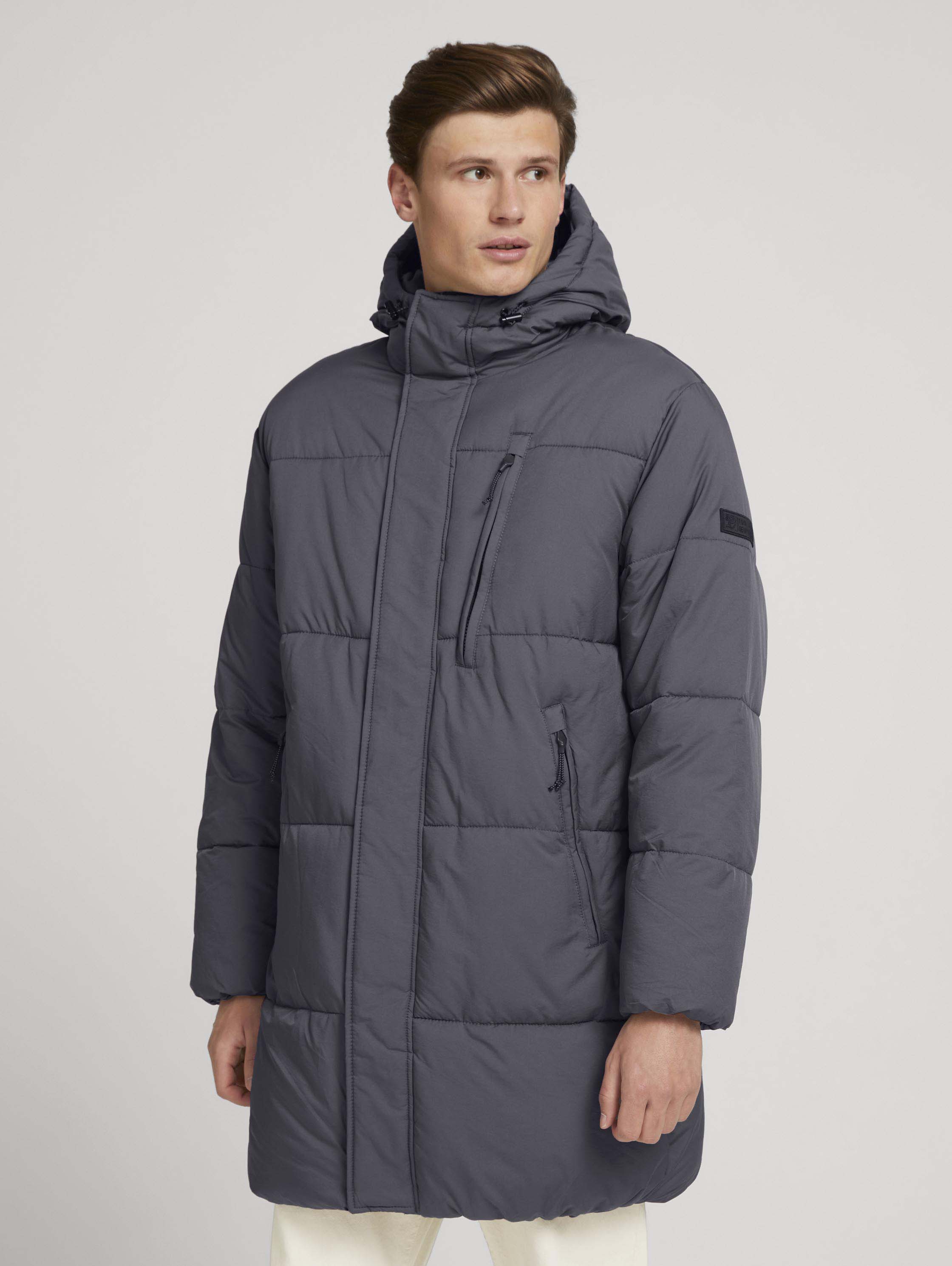 

Парка мужская TOM TAILOR 1026693 серая M, 1026693