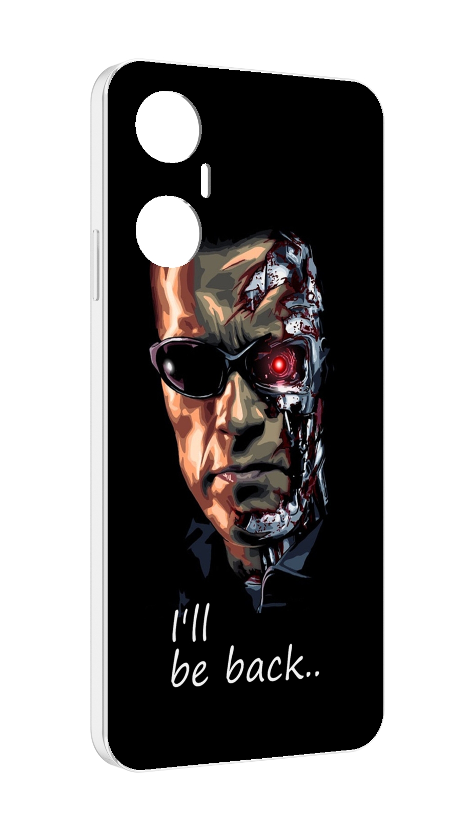 

Чехол MyPads Терминатор для Infinix Hot 20 5G, Прозрачный, Tocco