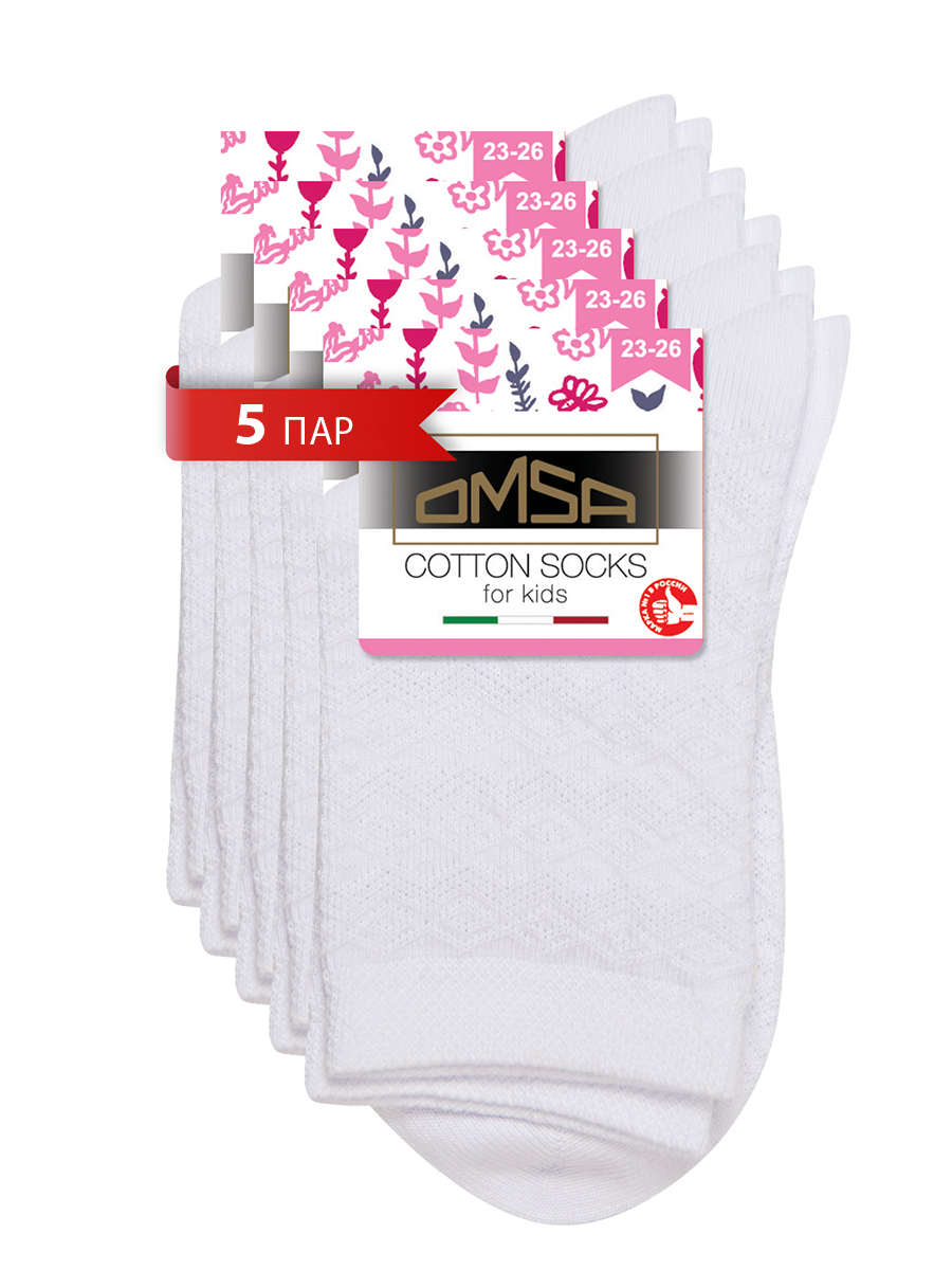 

Носки детские Omsa Calzino 22A01, Bianco, 38, Белый, Calzino 22A01