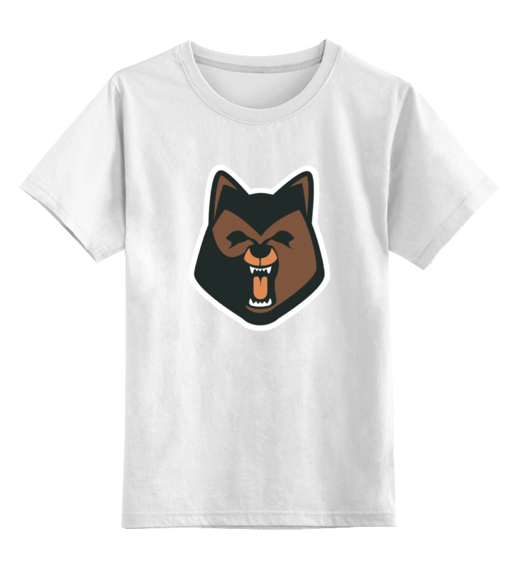 

Футболка детская Printio Волк (wolf) цв. белый р. 128, Волк (wolf)