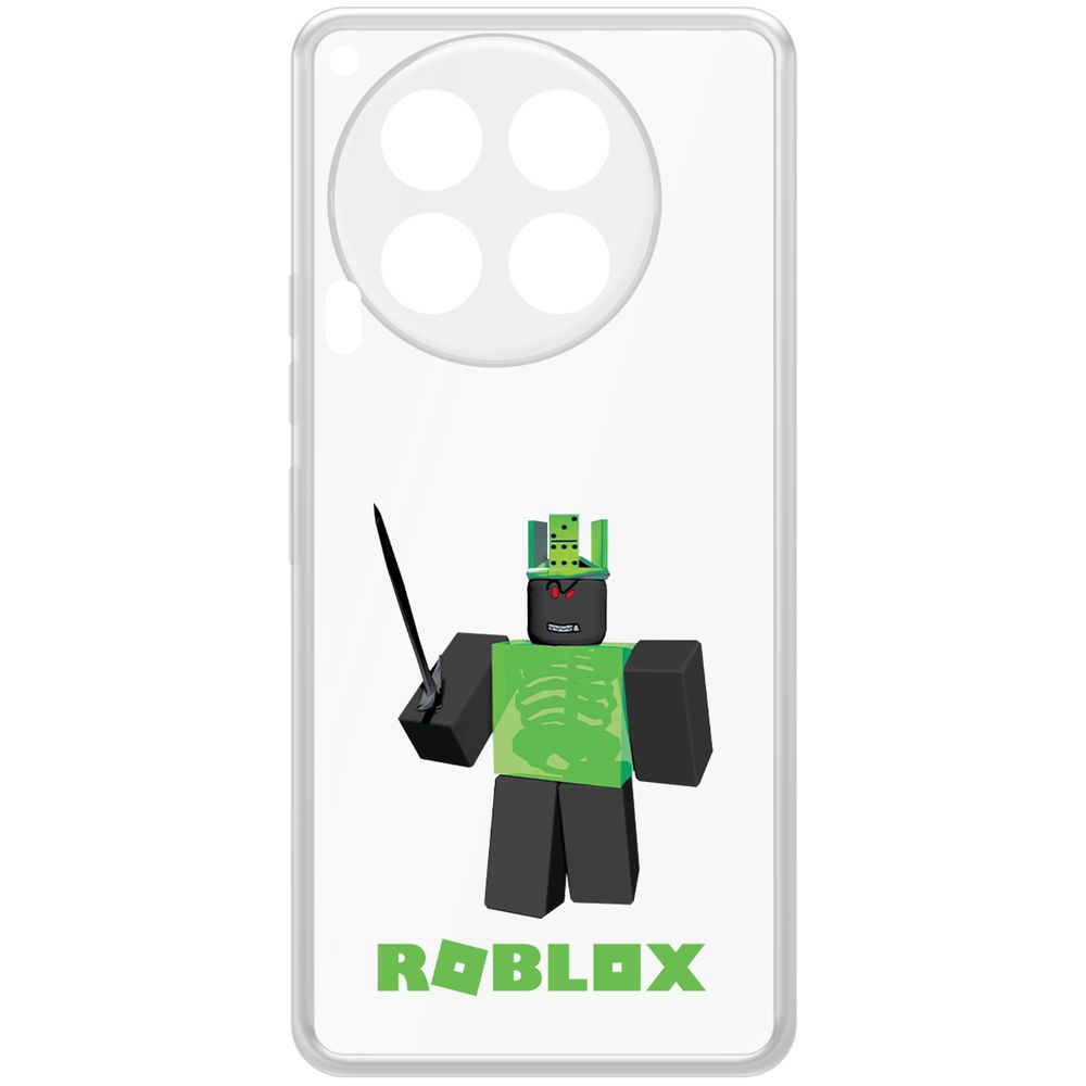 

Чехол-накладка Krutoff Clear Case Roblox-1x1x1x1x1 для TECNO Camon 30 5G, Прозрачный