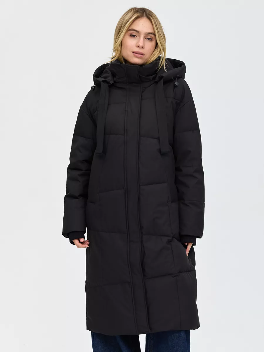 

Пальто женское LAWINTER 84494 черное 46 RU, Черный, 84494