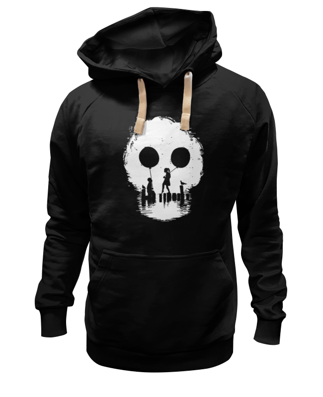 

Худи унисекс Printio Skull art черное L, Черный, Skull art