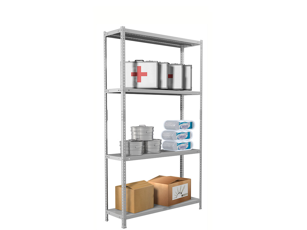 

Стеллаж MS Standart 150KD/75x40/4, Серый