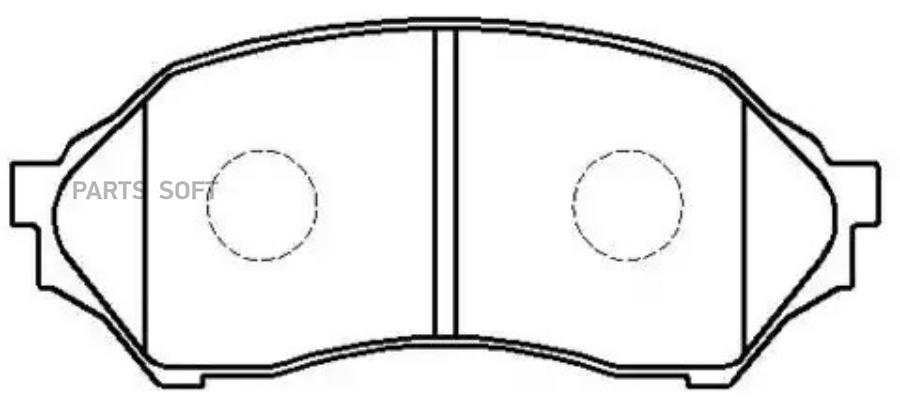 

Колодки тормозные дисковые передн mazda: 323 f 98-04, protege 99-03 ford: lazer 99-01