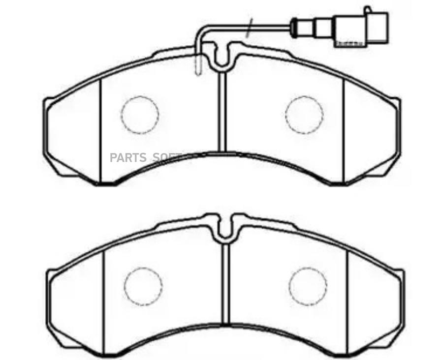 

Тормозные колодки HSB дисковые для Nissan Cabstar hp9706