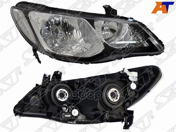 

SAT Фара HONDA CIVIC 05-11 RH 4D под эл. корректор, поворот белый