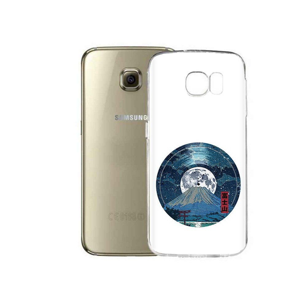 

Чехол MyPads Tocco для Samsung Galaxy C5 Pro нарисованная виниловая гора с луной, Прозрачный, Tocco