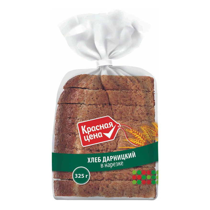 Хлеб Красная цена Дарницкий нарезка 325 г