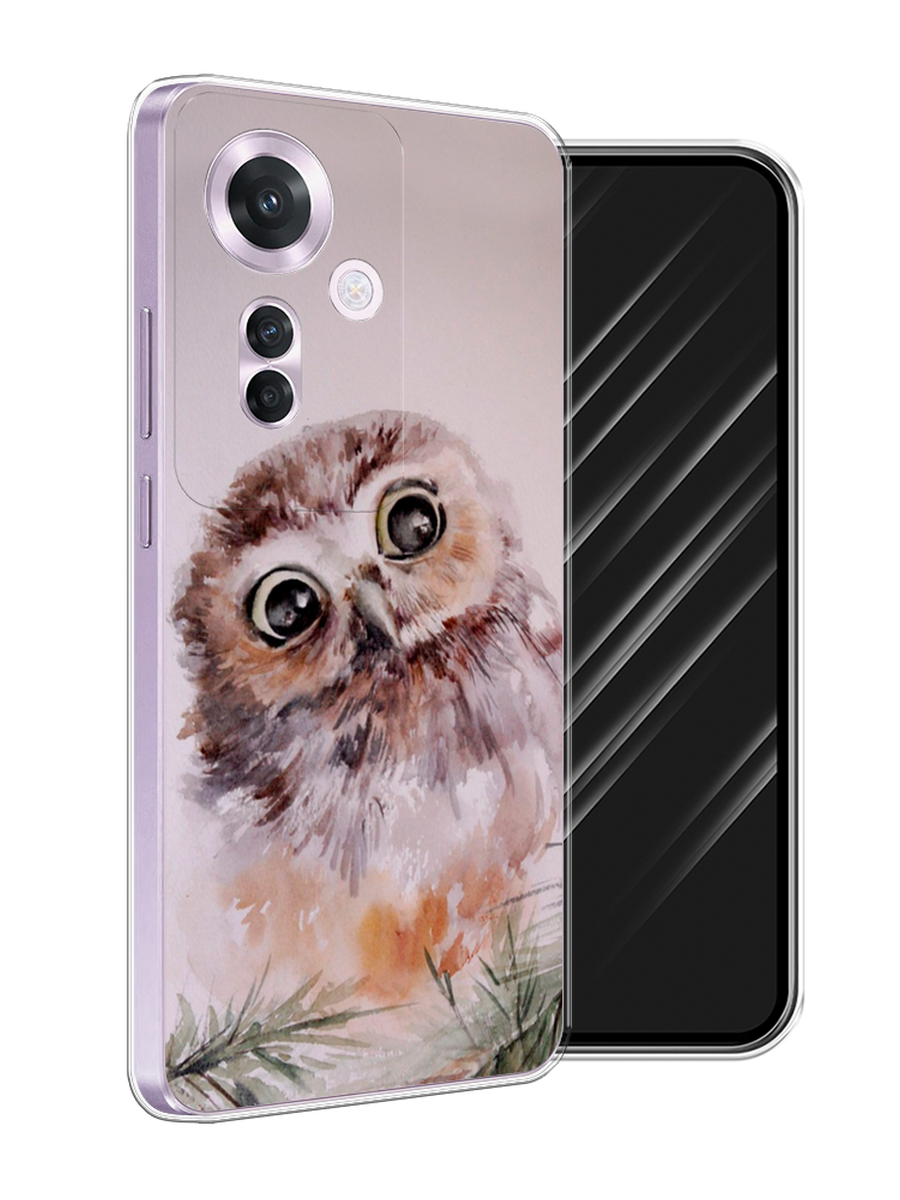 

Чехол Awog на Oppo Reno 11F "Сова на розовом", Розовый;коричневый, 2516650-1