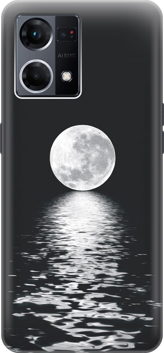 Силиконовый чехол на OPPO Reno7 с принтом 