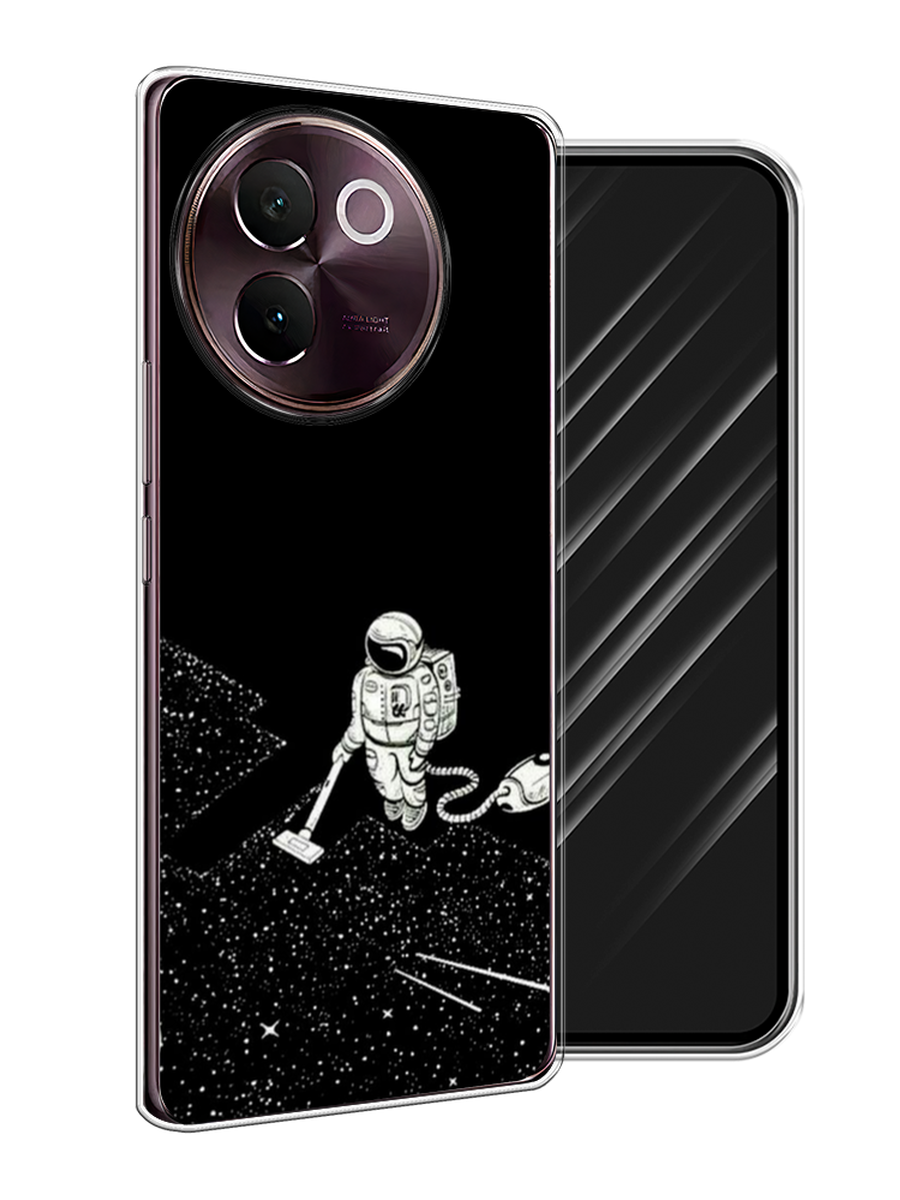 

Чехол Awog на Vivo V30e "Космонавт с пылесосом", Белый, 2610550-1