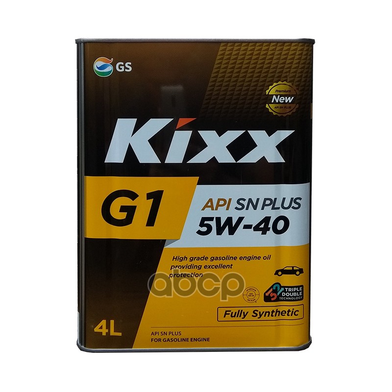 Моторное масло Kixx синтетическое G1 Sn Plus 5W40 4л