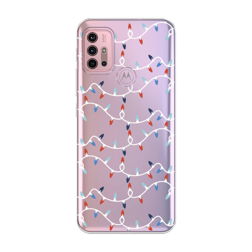 

Чехол на Lenovo K13 Note "Разноцветная гирлянда", Белый;красный;синий, 242350-5