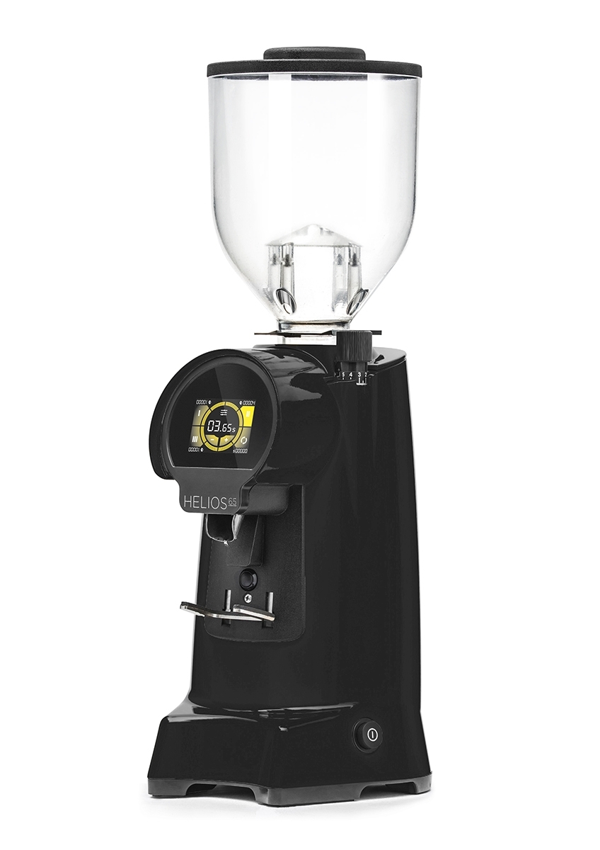 Кофемолка Eureka Helios 65 Matt Black портативная мини электрическая кофемолка burr с регулируемой съемной камерой грубого помола для домашнего путешествия офиса кофейни