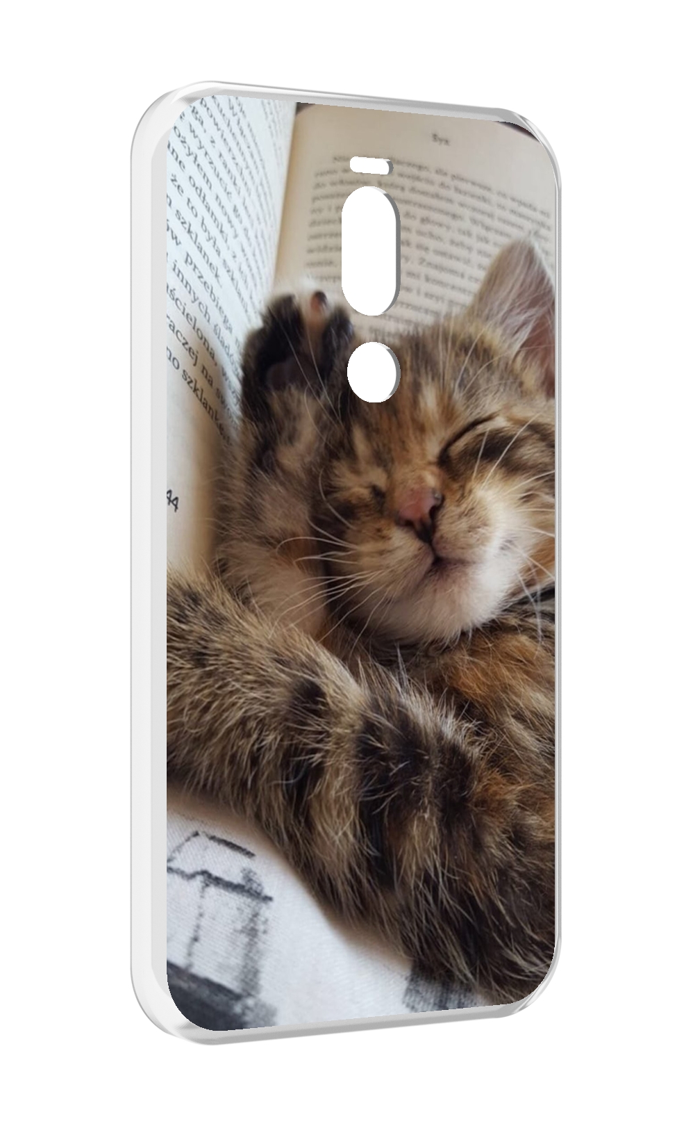 

Чехол Mypads Спящий-Котенок Для Meizu X8, Прозрачный, Tocco
