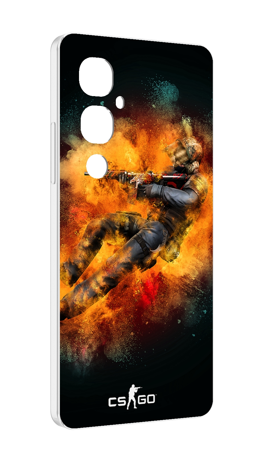 

Чехол MyPads CS-go Контр-террорист для Tecno Pova 4 Pro, Прозрачный, Tocco