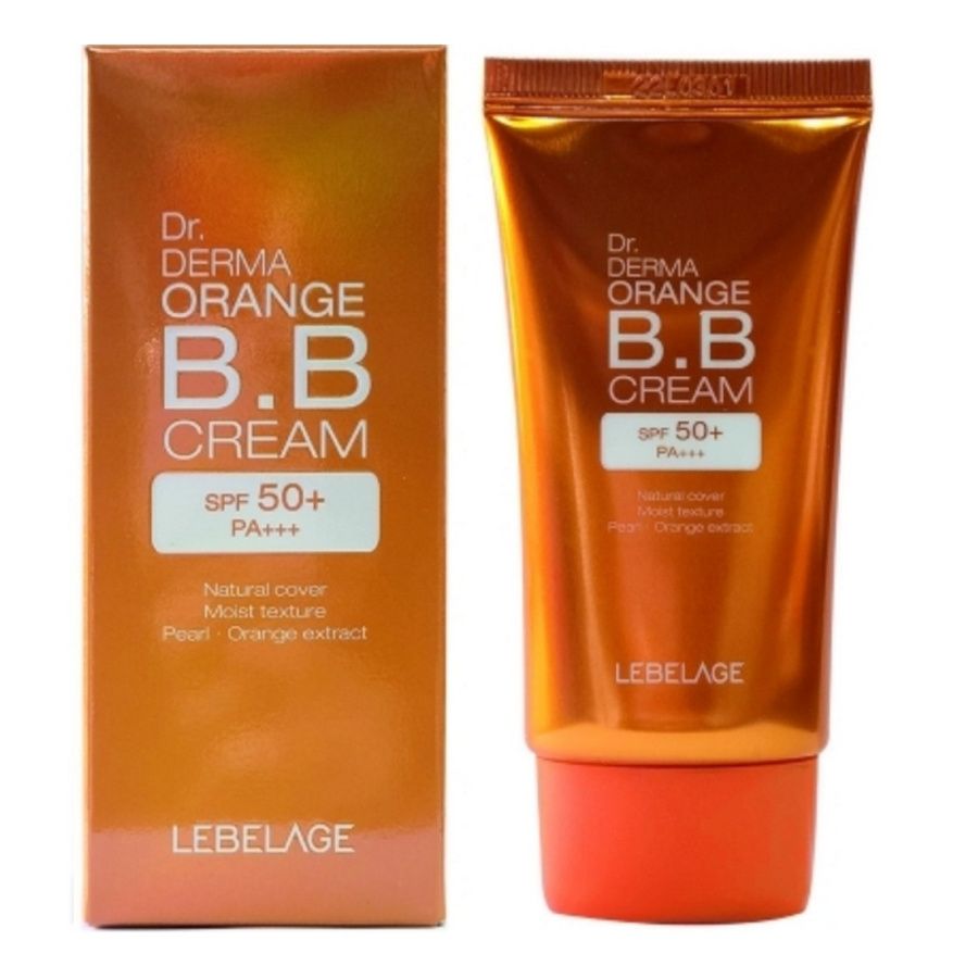 

BB-крем Lebelage с экстрактом апельсина Dr. Derma Orange B.B Cream Spf 50+ Pa+++ 30 мл, Белый, kr-22671