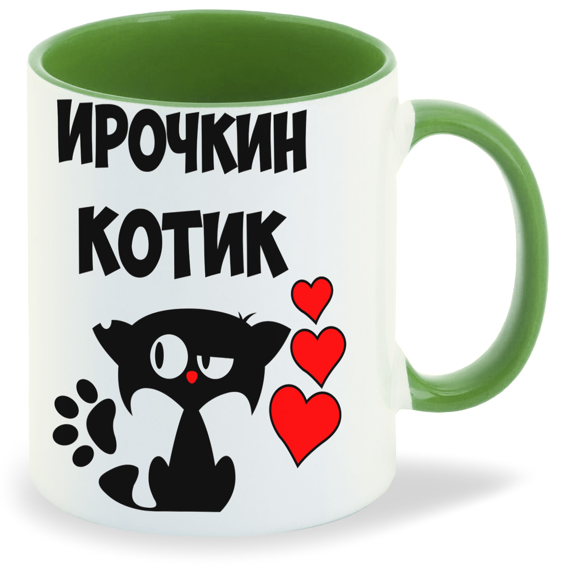 

Кружка CoolPodarok Ирочкин котик