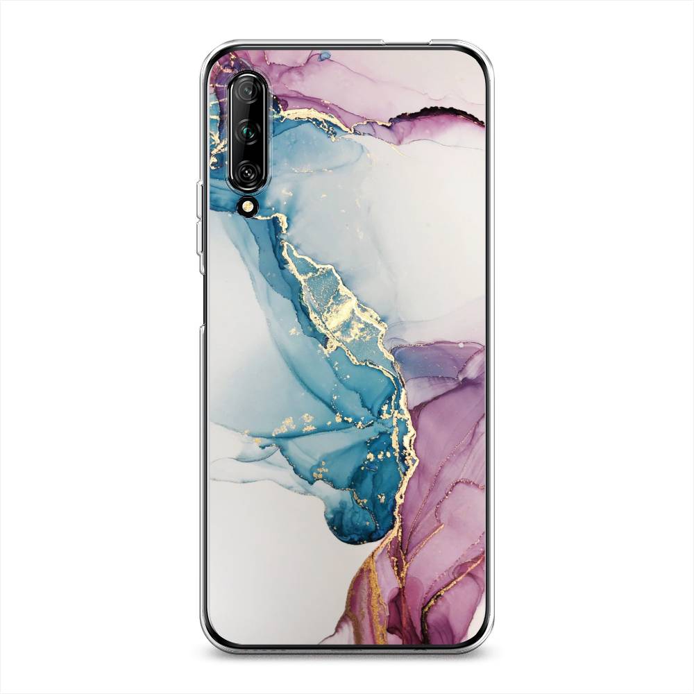 

Чехол на Huawei Y9s "Розовые разводы рисунок", 611150-3